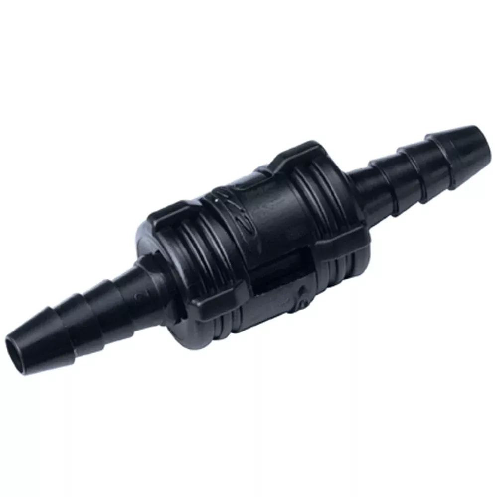 SMC02MBLK Non-Valved Inline Coupling Set 1/8 Hose Barb