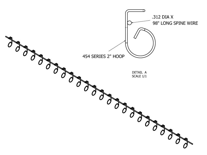Snake Tray Cable Tray - 454 Series
