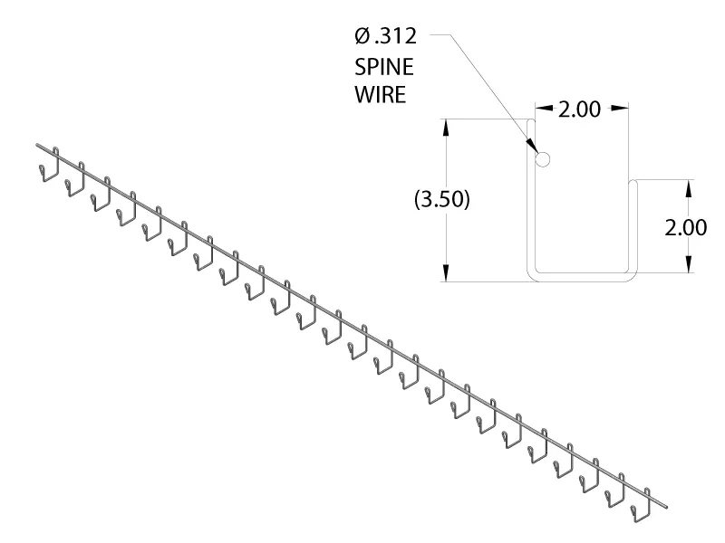 Snake Tray Wall Mount Cable Tray - 501 Series