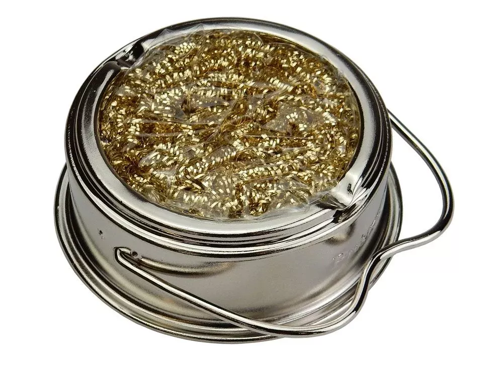 SOLDERING TIP CLEANER W/METAL STAND