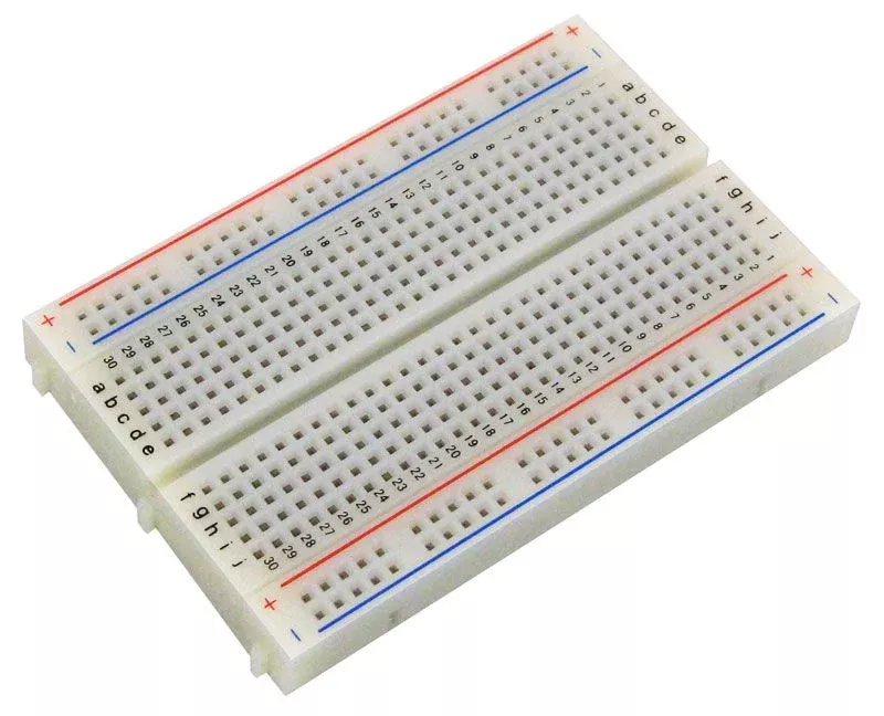 SOLDERLESS BREADBOARD, 400 CONTACTS