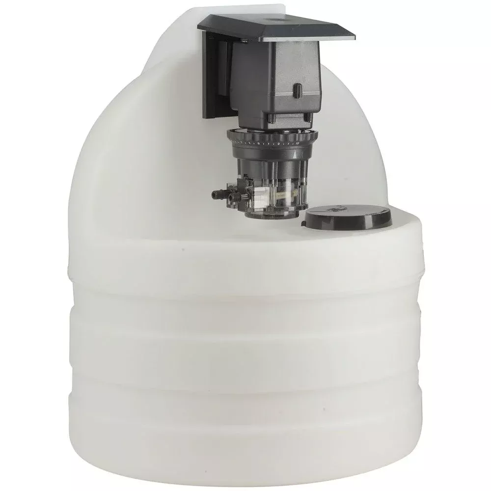 Stenner Single Head Adjustable Pump with 15 Gallon Tank #2 Tube 0.8 - 17 GPD System