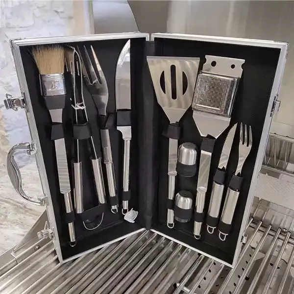 Sunstone 10 Piece Stainless Steel BBQ Tool Set – BBQTS10