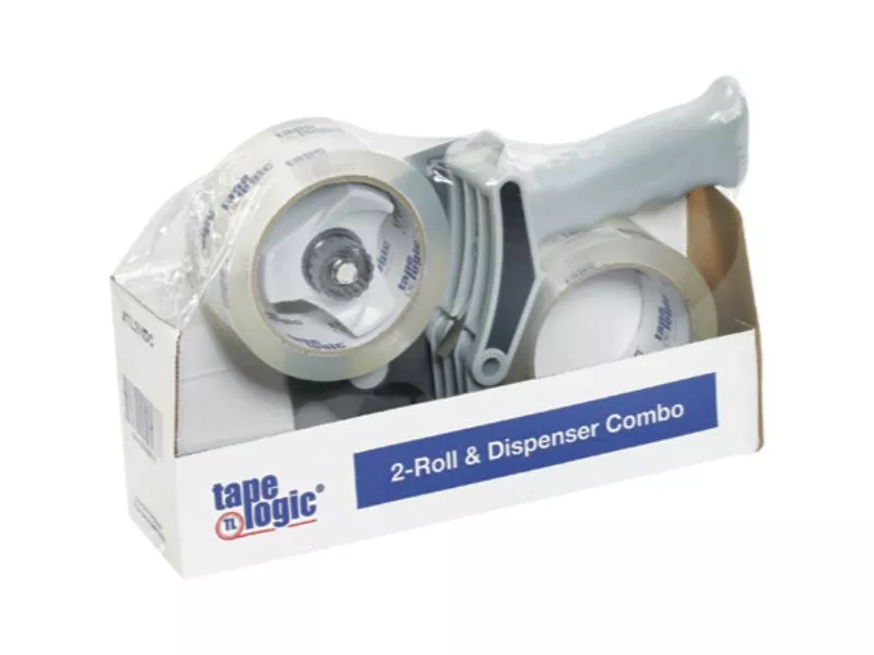 Tape Logic 2-Roll Carton Sealing Tape Dispenser Combo