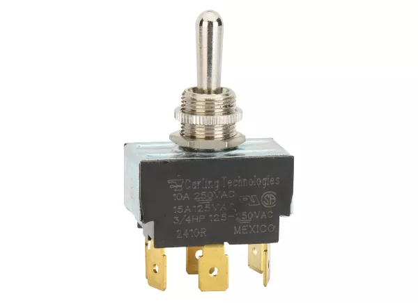 Toggle Switch DPDT 10 Amp 250 Volt Center Off