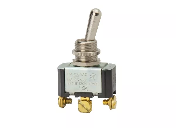 Toggle Switch SPDT Tab w/ Screw 10 Amp 250V