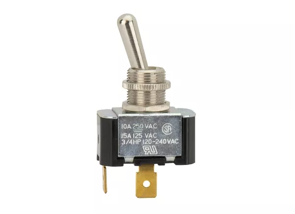 Toggle Switch SPST 10 Amp 250 V 3/4 HP