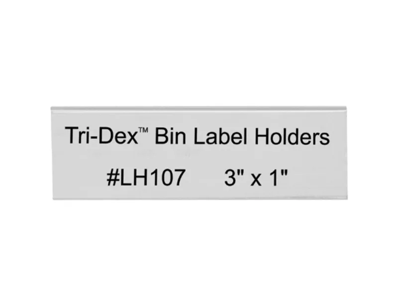 Tri-Dex™ Bin Label Holders
