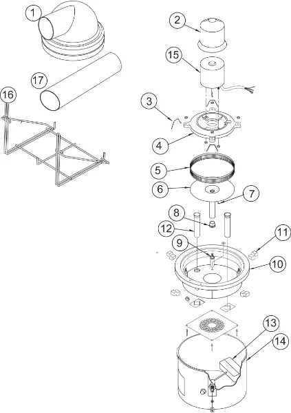 Trion Center Pan Support