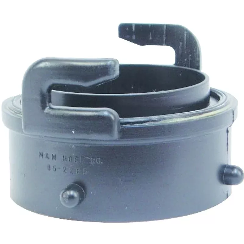 US Hardware RV-332B Hose Adapter, 3 in ID, Male x Male, Plastic, White