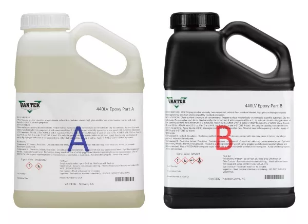 Vantek Epoxy Clear 440LV 1.5 gallon Unit Premeasured