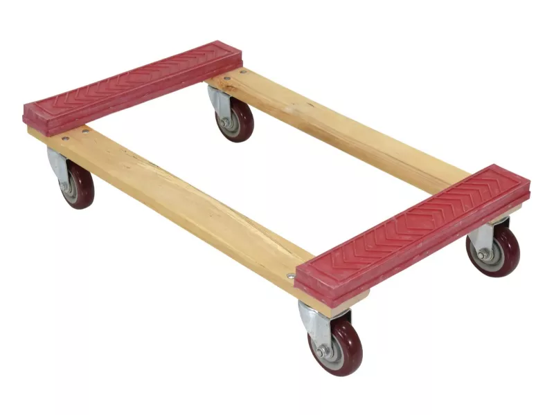 Vestil Rubber End Hardwood Dollies
