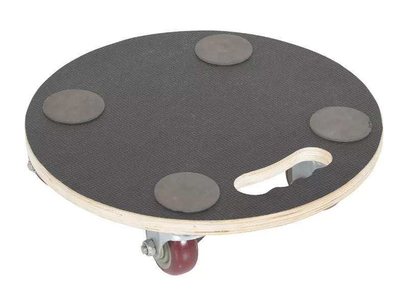 Vestil Solid Deck Hardwood Poly Dollies