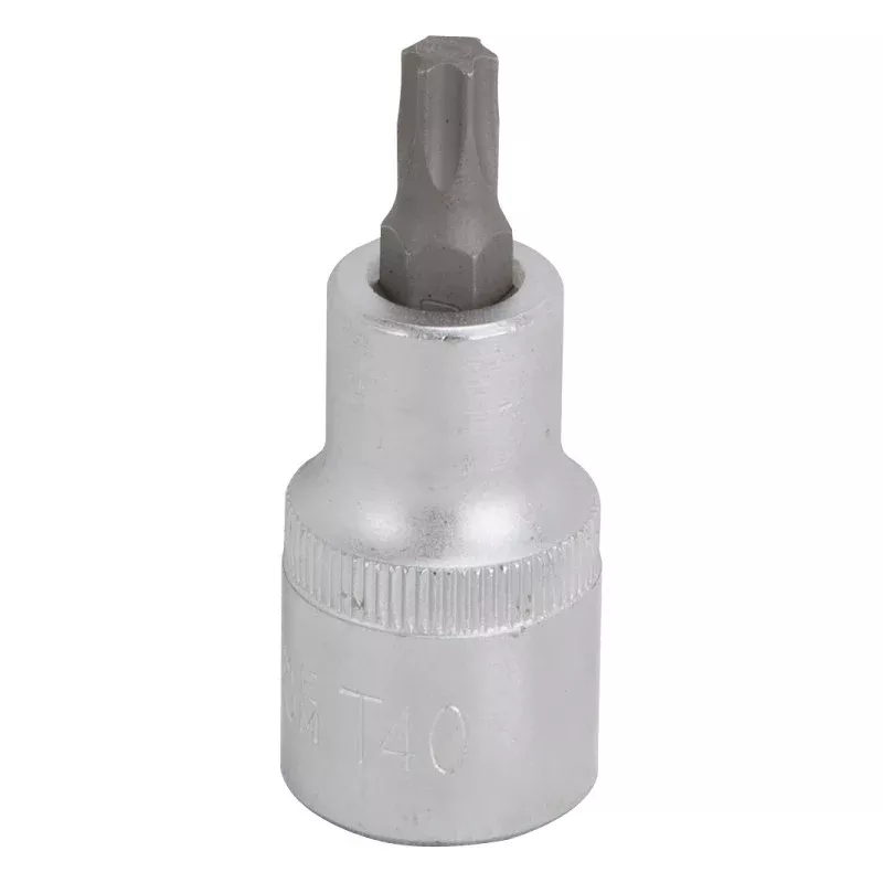 Vulcan 3505012214 Fractional Star Bit Socket, T40 Tip, Chrome