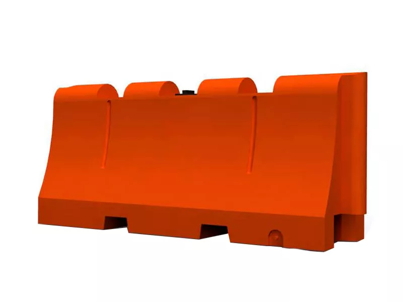 Water fillable Roadway Traffic Safety Barrier
