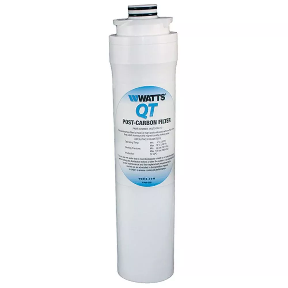 Watts WQTCGAC-10 QT Quick Twist GAC Carbon Postfilter