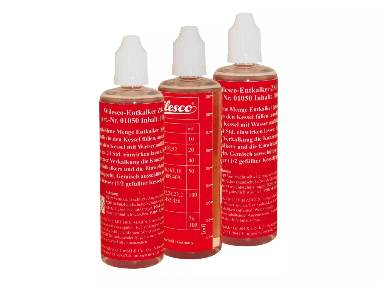 Wilesco 01051 Decalcifying Agent for Steam Boilers Z84