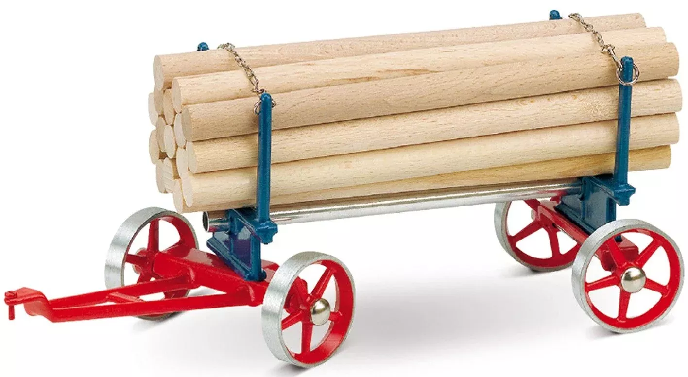Wilesco A 425 Lumber Wagon Blue