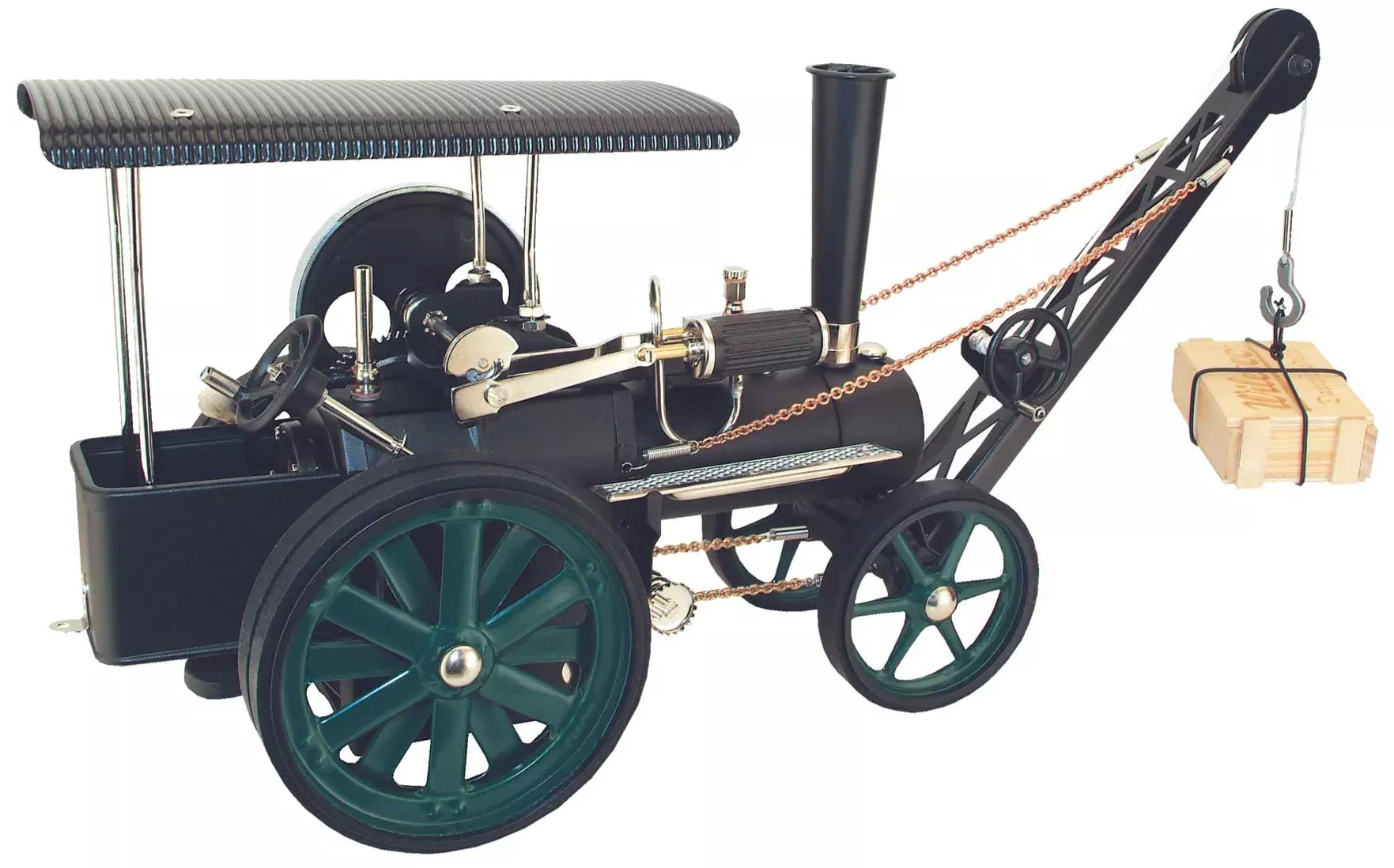 Wilesco D405/1 Steam Traction Engine with Crane D405/1