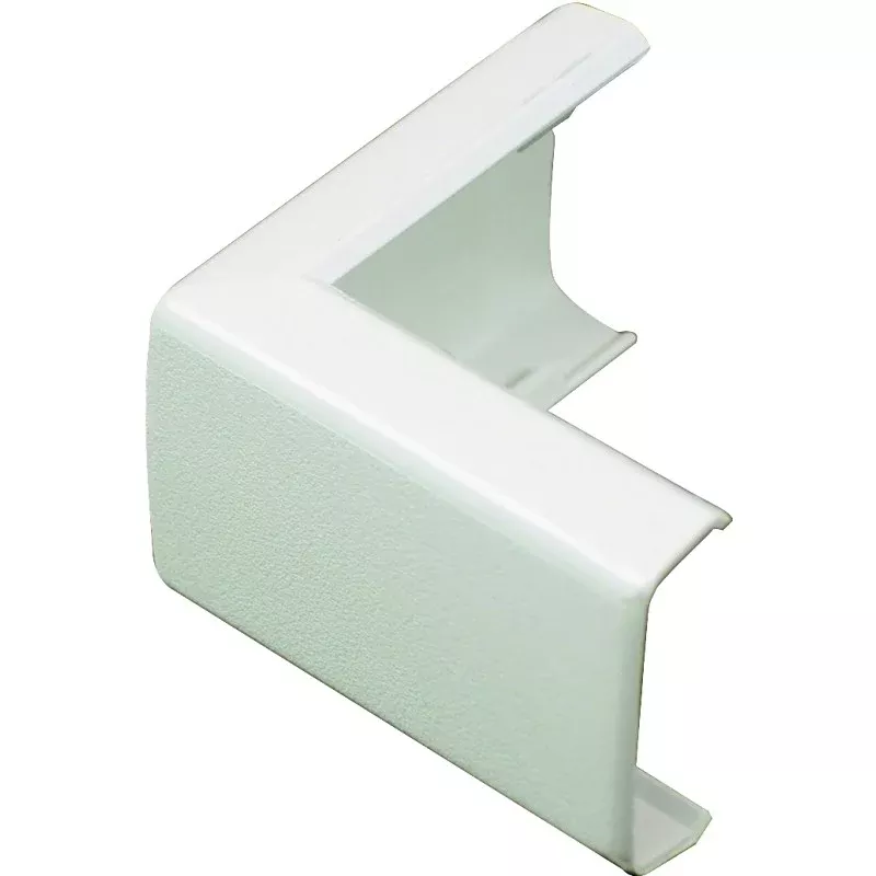 Wiremold NMW8 Raceway Outside Elbow, Non-Metallic, Plastic, White