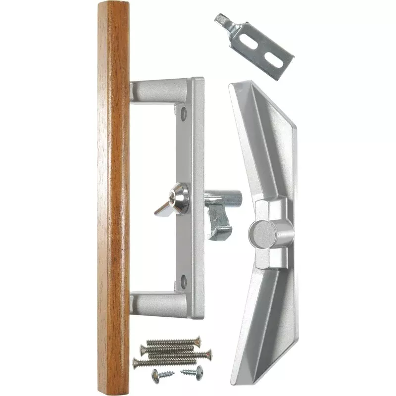 Wright Products V1104 Patio Door Latch, Aluminum, Surface Mounting