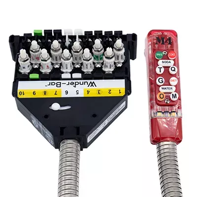 Wunder-Bar Mark 4 Bargun, 10 Button, 36" Hose, Red | M410620RSF3